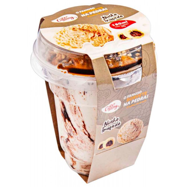 NINHO TRUFADO SUNDAE PT 180ML CX C/8UN